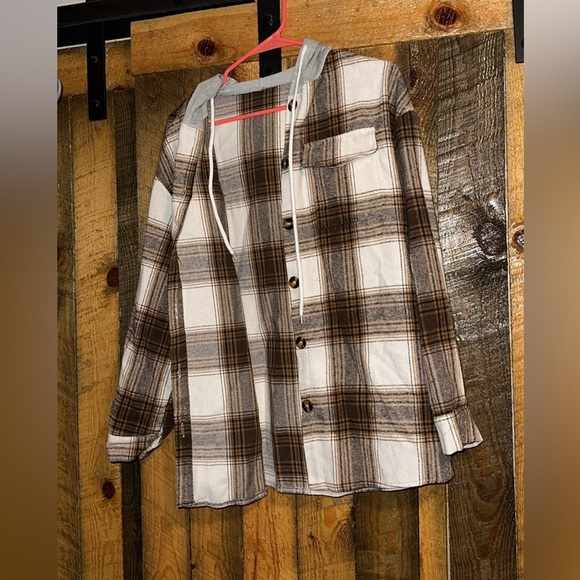 Hooded flannel - Picture 1 of 1